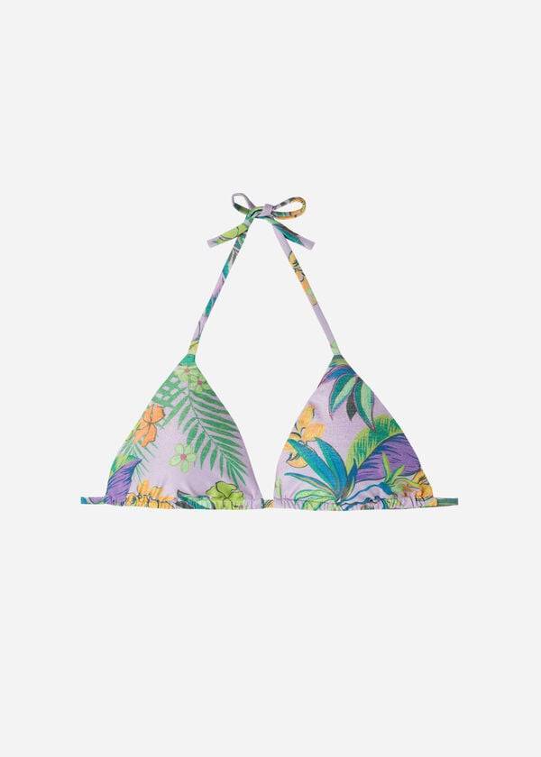 Calzedonia Triangle String Brasilia Donna Top Bikini Viola | IT2028EX