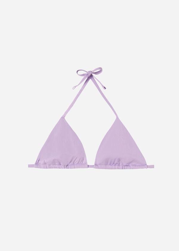 Calzedonia Triangle String Indonesia Eco Donna Top Bikini Viola | IT2036AP