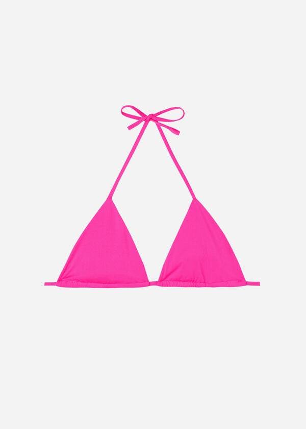 Calzedonia Triangle String Indonesia Eco rosa Donna Top Bikini Rosa | IT2044LH