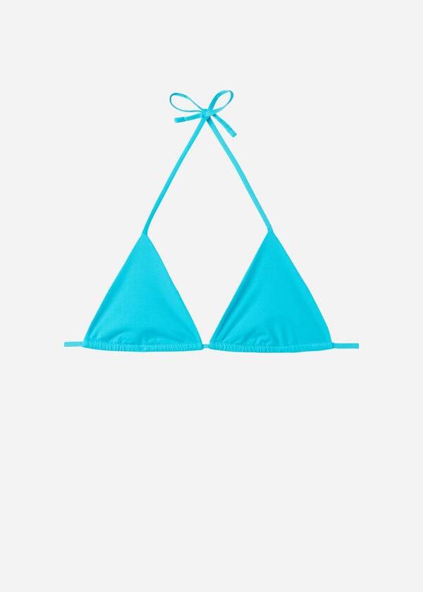 Calzedonia Triangle String Indonesia Eco rosa Donna Top Bikini Verde Acqua | IT2045ZG