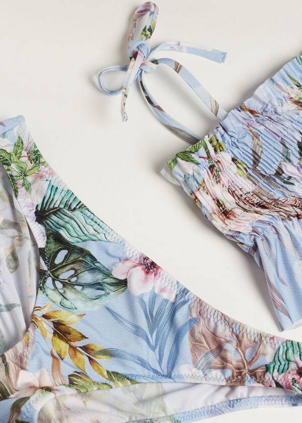 Calzedonia Two Piece Atene Bambino Costumi Da Bagno Blu | IT3053SO