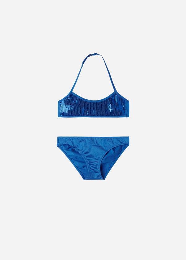 Calzedonia Two-Piece Cannes Bambino Costumi Da Bagno Blu | IT3069FM