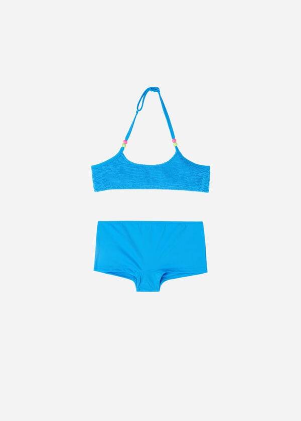 Calzedonia Two-Piece Tank-Stile San Diego Bambino Costumi Da Bagno Blu | IT3078TV