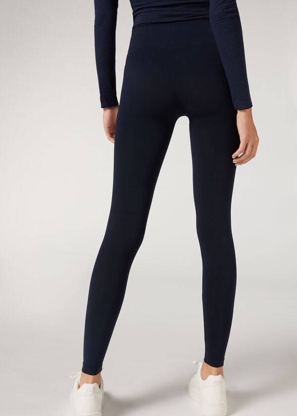 Calzedonia Ultra-Opaque Microfiber Donna Leggings Blu | IT2708WY