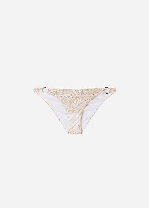 Calzedonia with Rings Melbourne Donna Slip Bikini Oro | IT1660NB